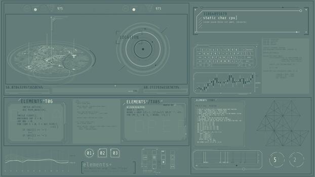 geanimeerd koppel tonen programma code uitvoering en georuimtelijk analytics video