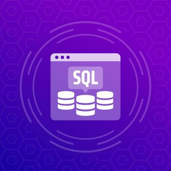 sql, estructurado consulta idioma icono vector