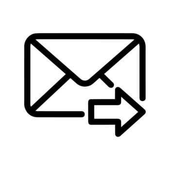 Outline Thin Line Style Decrease Chart Financial Crisis Illustration vector