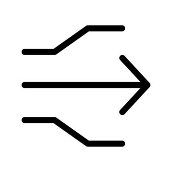 Data Flow Lines transfer process network system icon vector