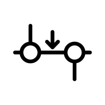 Quantum Computing advanced technology qubit processor icon vector