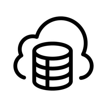 base de datos servidor almacenamiento datos sistema icono vector