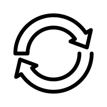 sincronizar sincronizar actualizar datos icono vector