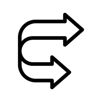 Arrow pointer direction navigation icon vector