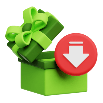 diminuir aberto Ramadã presente caixa 3d ícone isolado em transparente fundo png