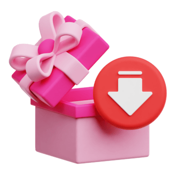 verminderen Open Valentijn geschenk doos 3d icoon geïsoleerd Aan transparant achtergrond png