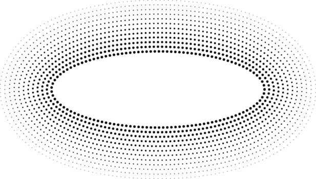 Halftone dot pattern vector
