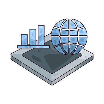 Sensor Data Illustration vector