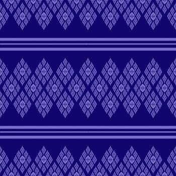 Indigo navy ethic pattern vector