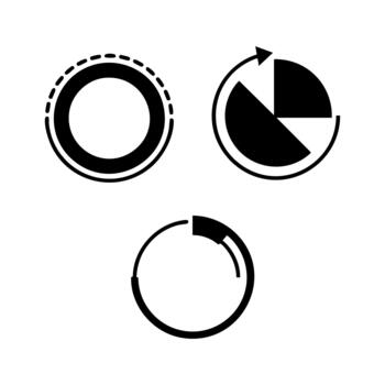 Webinar countdown ring vector