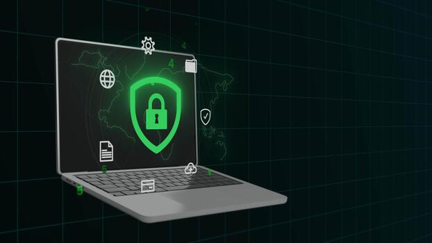 globaal gegevens veiligheid koppel. video