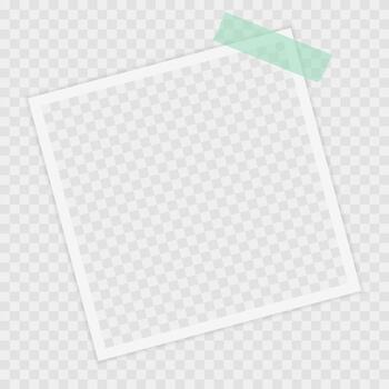 Photo frame. Frame, border template, empty vector