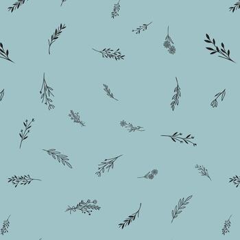 simple floral pattern vector