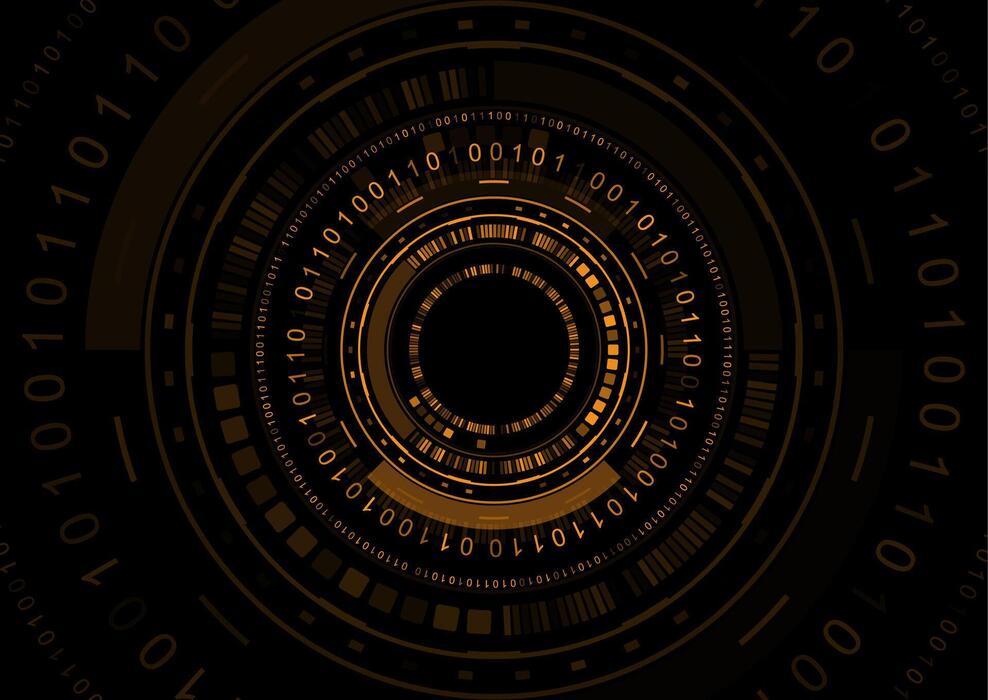 Binary Circle Vector Art, Icons, and Graphics for Free Download