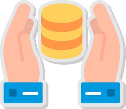 Value Flat Shadow Design vector