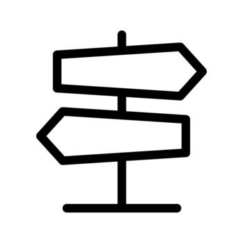 Direction compass navigation pointer icon vector