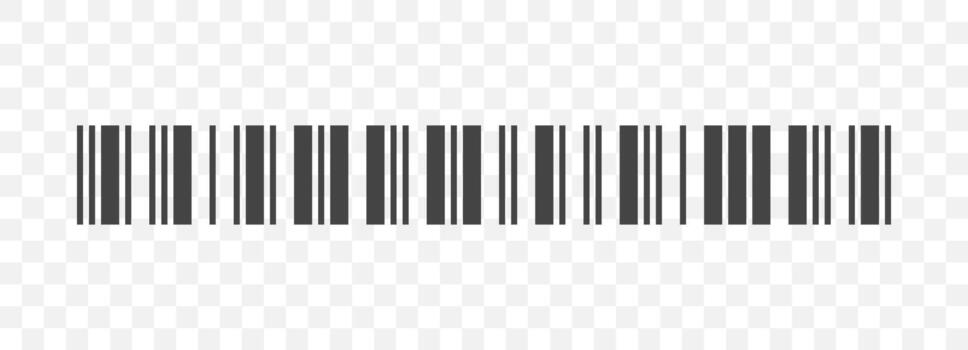 fake bar code vector