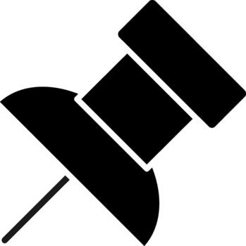 Pin Location Marker map pointer vector