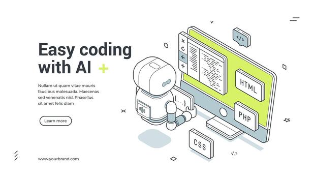 AI for easy coding solutions vector