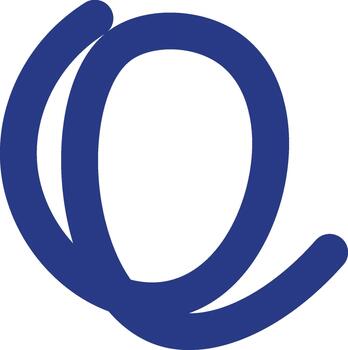 Scribble Loop Monoline Doodle vector