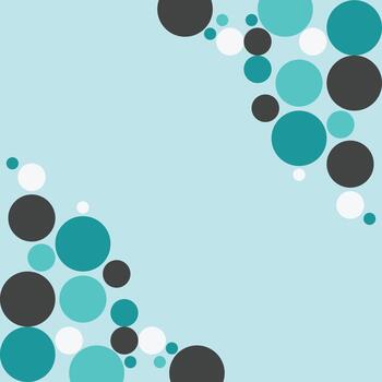 Bubble Circle Frame vector