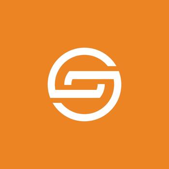 Abstract Circular Logo Design Featuring Interlocking Elements vector