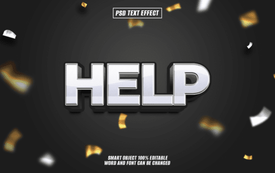 Aiuto testo effetto psd