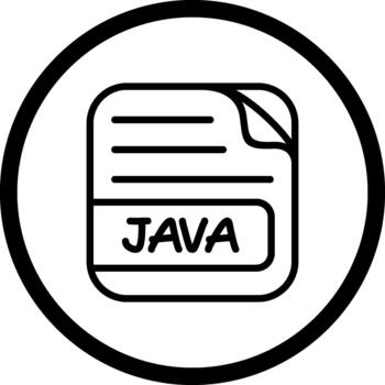 JAVA File Unique Creative Layout vector