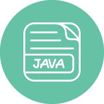 JAVA File Modern Custom Creative Graphic Style vector