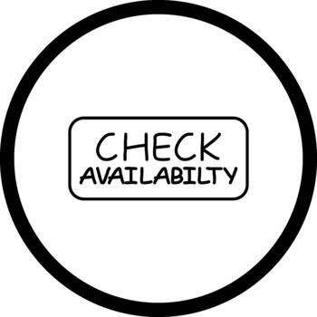 Check Availability Slim Button Functional Creative Digital Artwork vector
