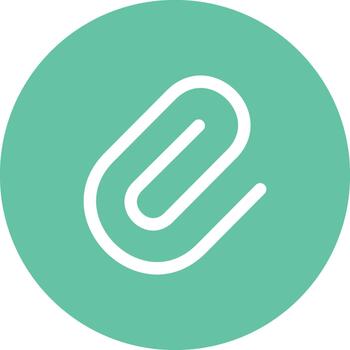 Attachment Creative Balanced Interface Form vector