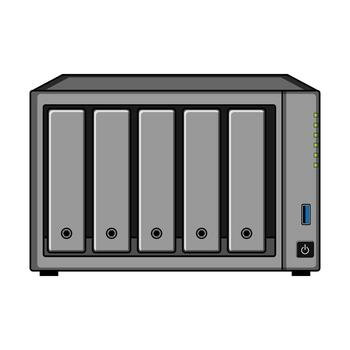 Network attached storage server data management vector