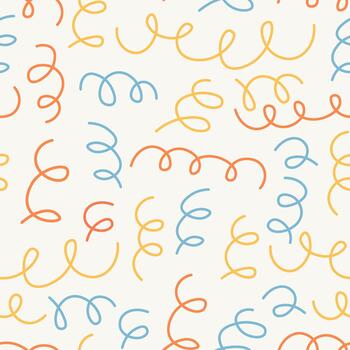seamless pattern with colored loops vector