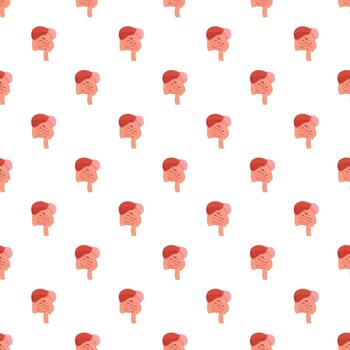 humano digestivo interno órganos repitiendo modelo vector