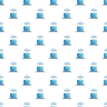 Cloud storage data server computing technology pattern vector