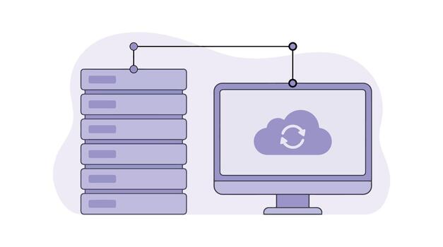 Cloud computing and server synchronization vector