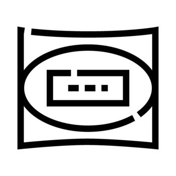 Digital screen interface with loading process indicator vector