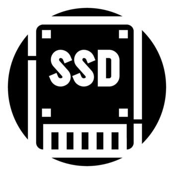 sólido estado conducir datos almacenamiento tecnología vector