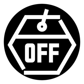 Off power switch button turning electronics interface vector