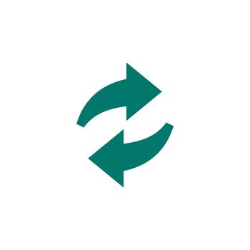 Master Cycle Node solid icon for deep system updates vector