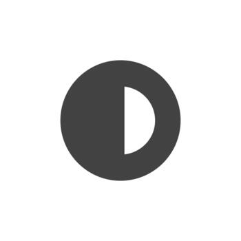 Robust Visual Anchor solid icon for system appearance vector