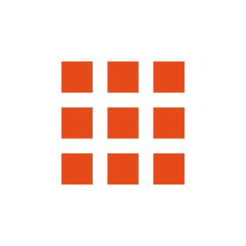 Master Directory Engine solid icon for deep system indexing vector