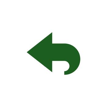 Master Backtrack Node solid icon for deep history tracking vector