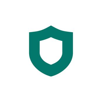 Primary Security Driver solid icon for interactive devices vector