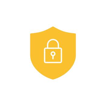 Integrated Encryption Vault solid icon for modern interfaces vector