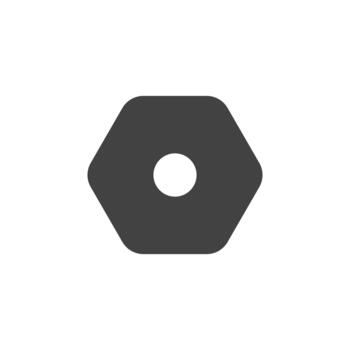 Bold Engineering Command solid icon for advanced diagnostics vector