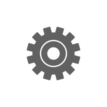 Integrated Setup Module solid icon for modern interfaces vector