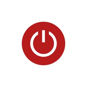 Advanced System Activator solid icon for tech control vector