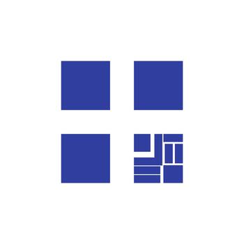 Professional data portal solid icon for software apps vector
