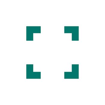 Dynamic digital sensor solid icon for security systems vector